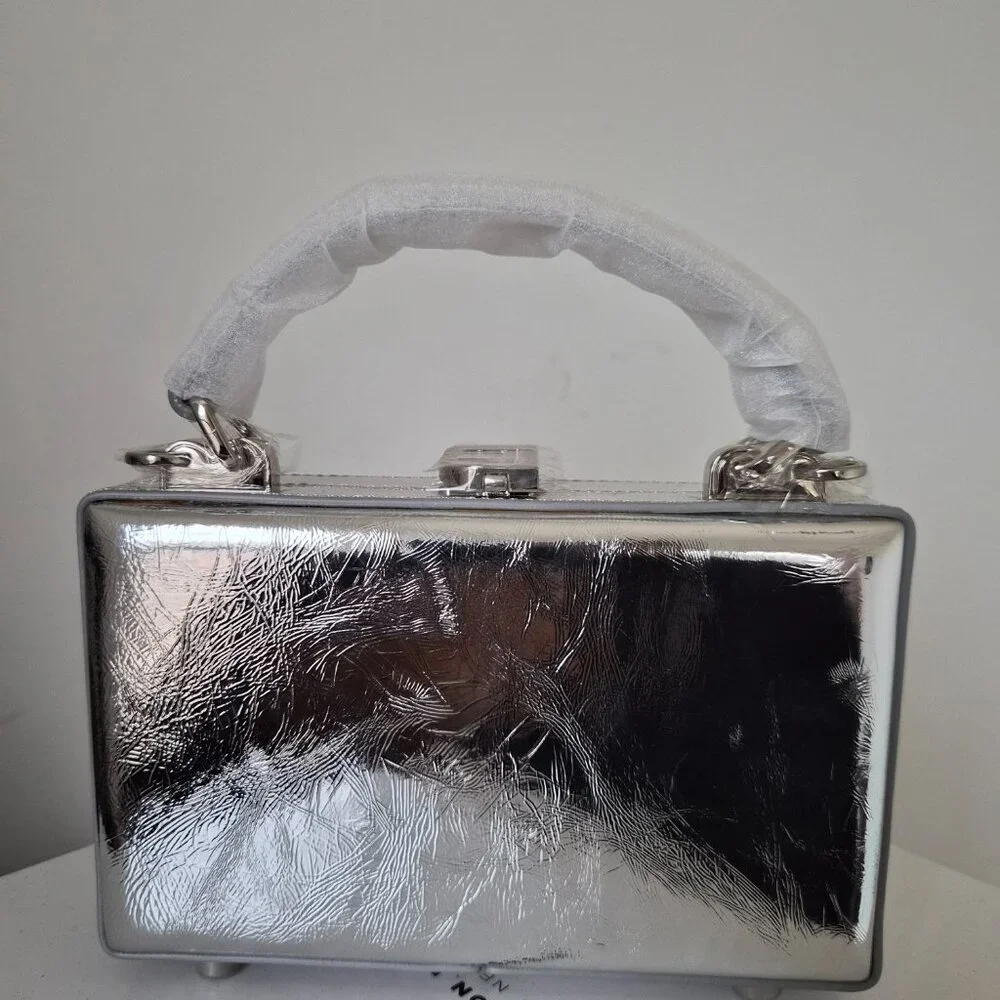 Brand New Brandon Blackwood Silver Slim Trunk Bag - Picture 4 of 9